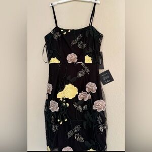 Lulus dainty feminine nwt embroidered dress